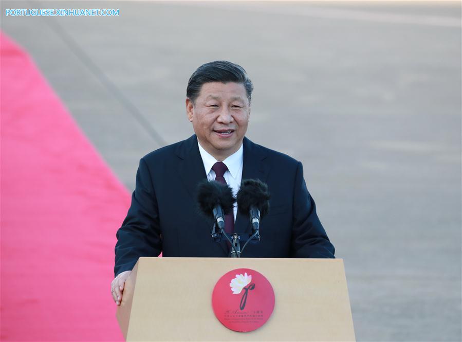 Presidente chinês está orgulhoso das realiza??es e progresso de Macau