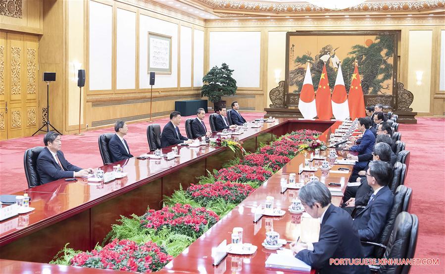 La?os China-Jap?o est?o diante de importantes oportunidades de desenvolvimento, diz Xi