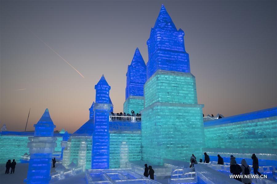 Festival anual de Gelo e Neve abre em Harbin