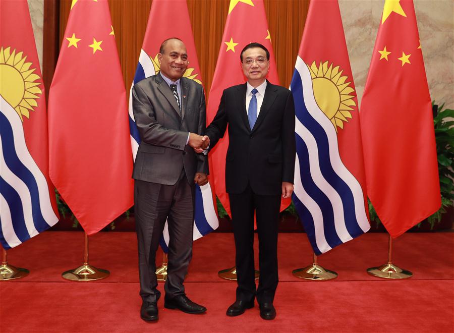 Premiê chinês se reúne com presidente de Kiribati para discutir coopera??o