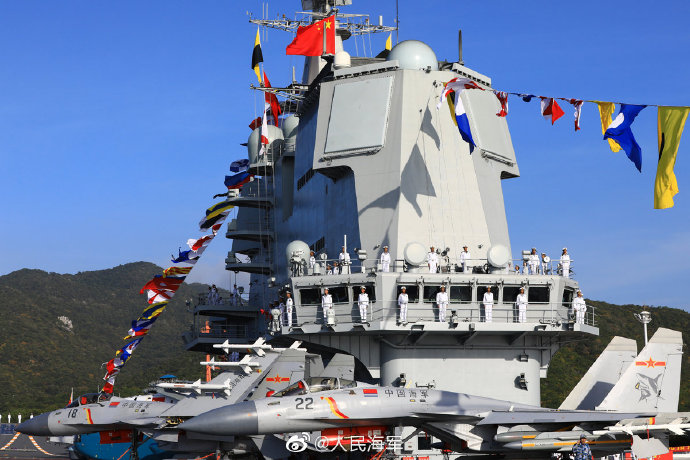 Porta-avi?es Shandong entra ao servi?o da marinha