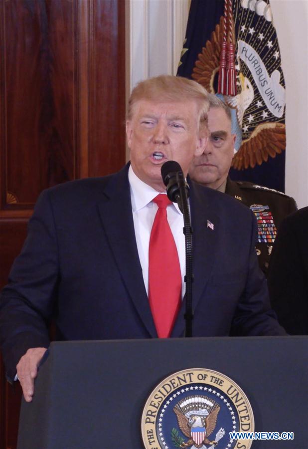 Trump afirma que n?o houve vítimas americanas em ataques iranianos, sinalizando uma descalcifica??o