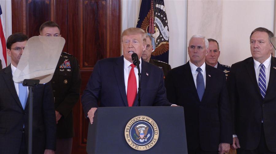 Trump afirma que n?o houve vítimas americanas em ataques iranianos, sinalizando uma descalcifica??o