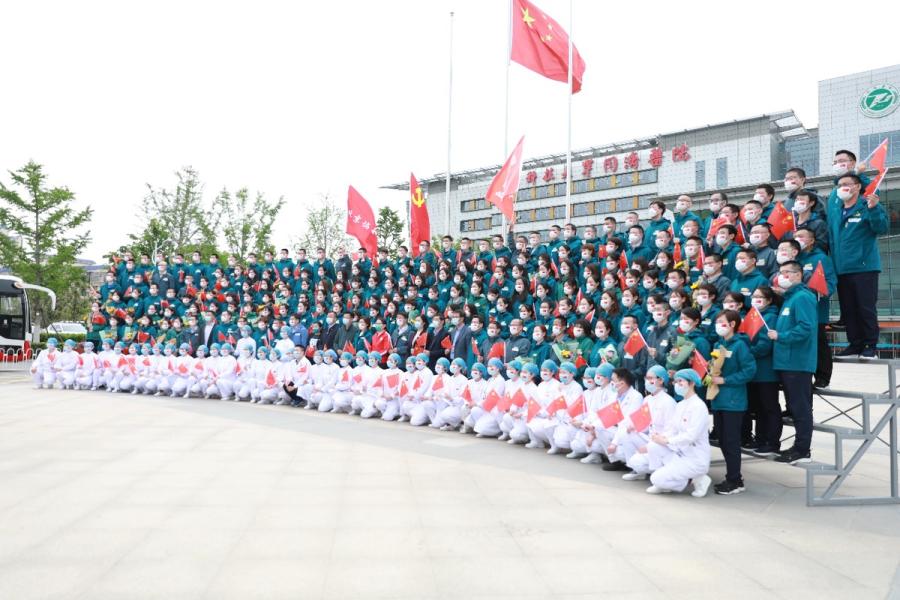 última equipe médica de assistência a Hubei termina sua miss?o


