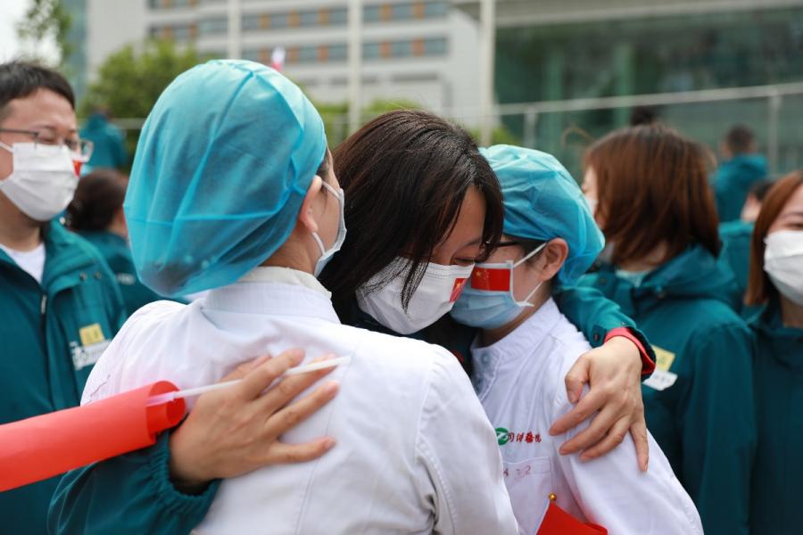 última equipe médica de assistência a Hubei termina sua miss?o

