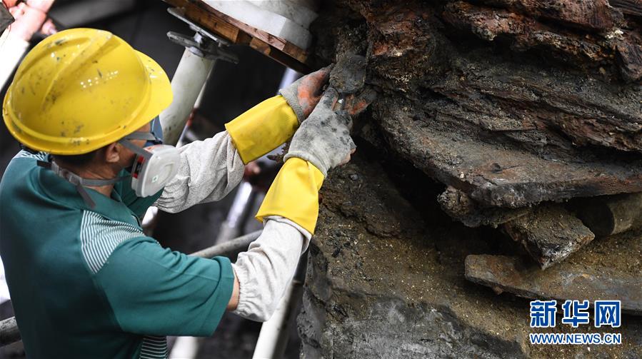 Guangdong: Escava??o arqueológica subaquática do naufrágio 