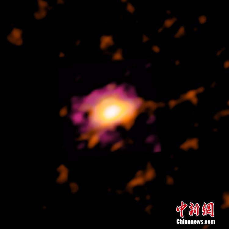 Astr?nomos descobrem galáxia massiva em disco rotativo universo primitivo