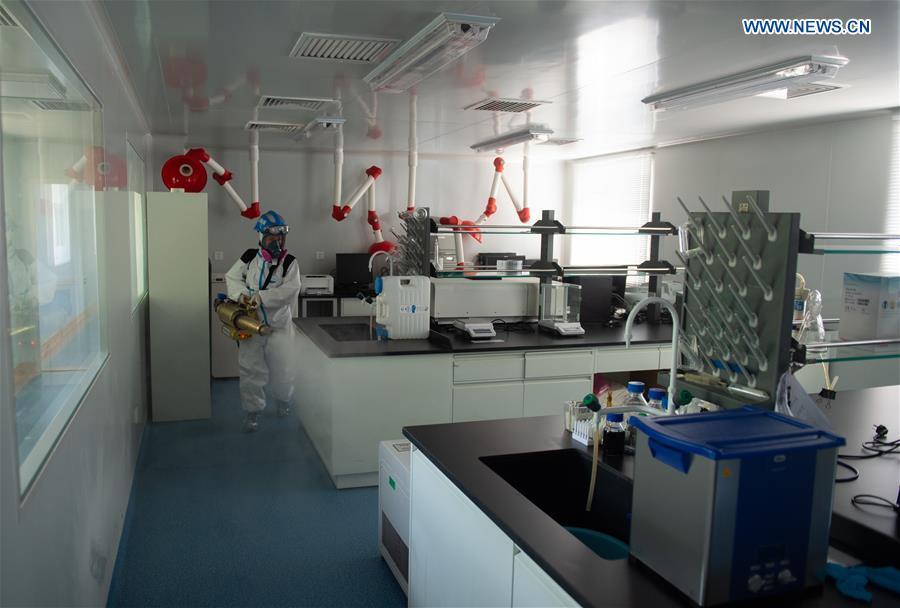 Beijing desinfeta Centro de Pesquisa de Alimentícios de Carne