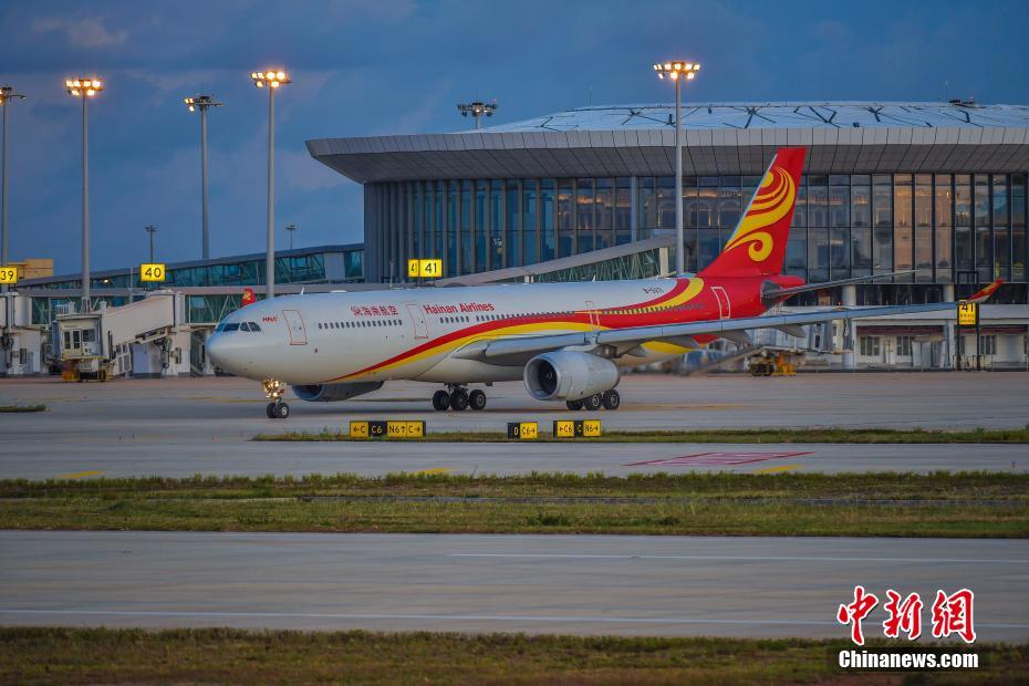 Haikou: Voo de teste do projeto de expans?o do Aeroporto Internacional Meilan-Fase II é bem-sucedido