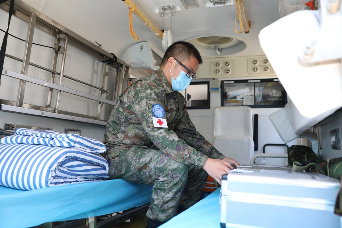 Soldados de manuten??o da paz da China enviar?o ajuda médica a Beirute