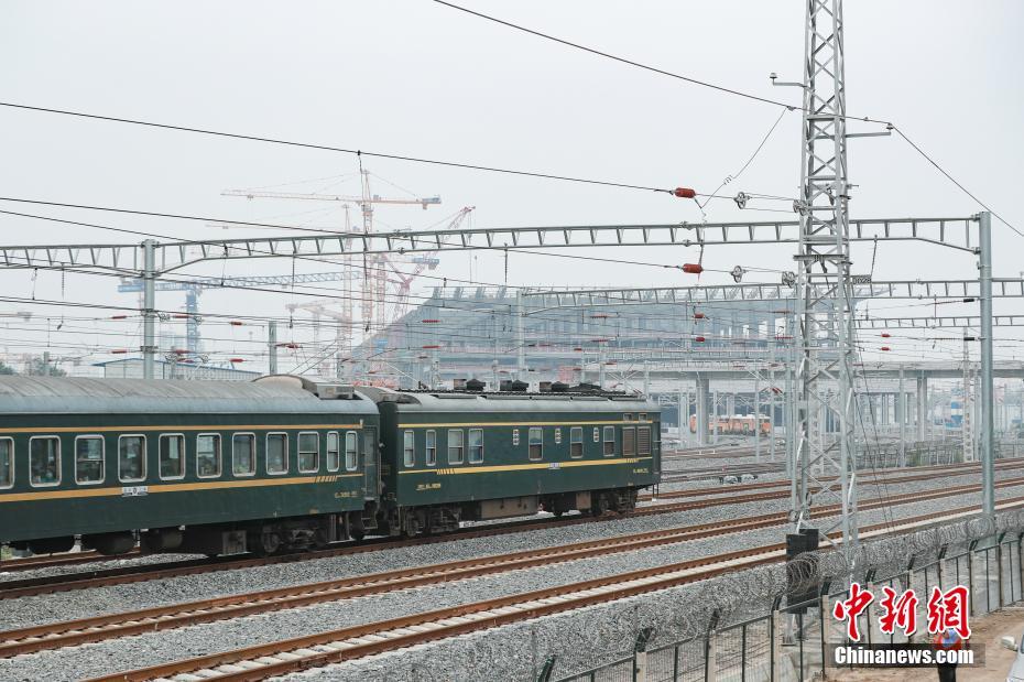 Beijing: novas linhas ferroviárias Beijing-Shanghai e Beijing-Guangzhou na Esta??o de Fengtai