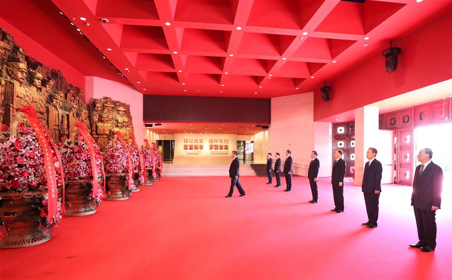 Xi participa da comemora??o do 75o aniversário da vitória na Guerra contra a Agress?o Japonesa e Segunda Guerra Mundial