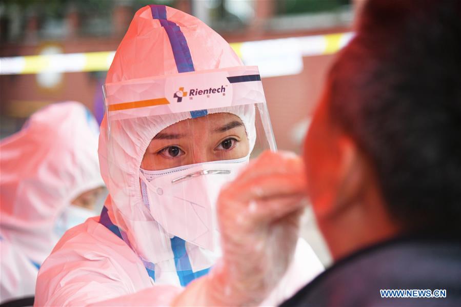 Qingdao coletou mais de 5,6 milh?es de amostras de ácido nucleico