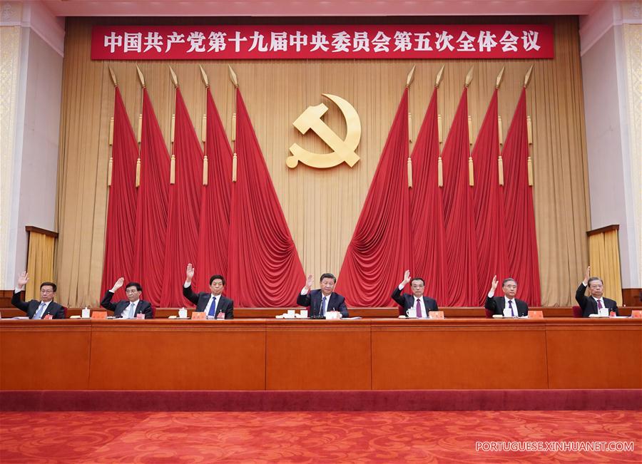 PCCh define metas até 2035 para atingir basicamente a moderniza??o socialista da China
