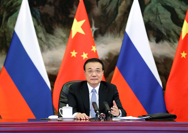 China pronta para compartilhar oportunidades de desenvolvimento com Rússia, diz premiê chinês
