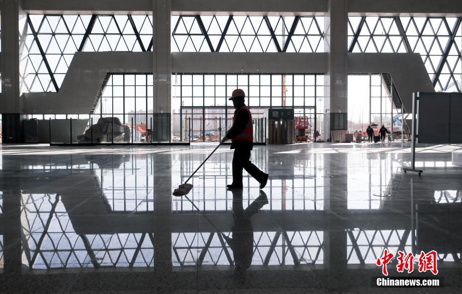Constru??o de esta??o ferroviária de alta velocidade Beijing-Xiongan entra em fase final