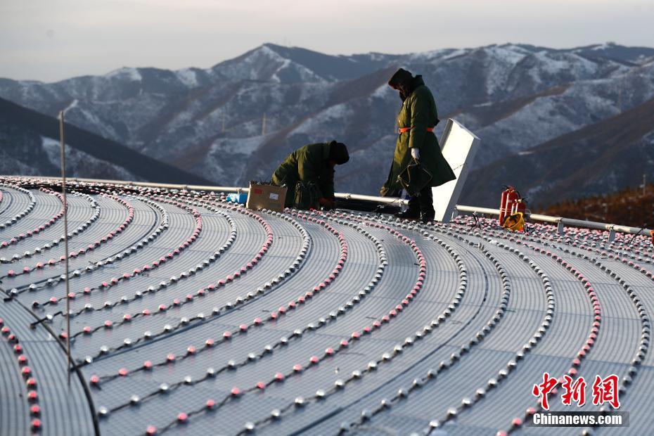 Galeria: constru??o do Centro Nacional de Esqui acelera para Jogos Olímpicos do Inverno