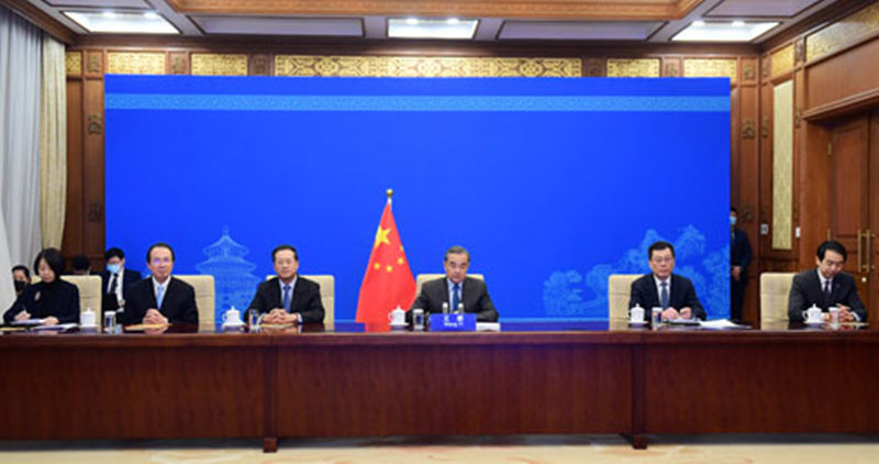 Chanceler chinês se reúne com copresidentes de negocia??es intergovernamentais sobre reforma do Conselho de Seguran?a da ONU