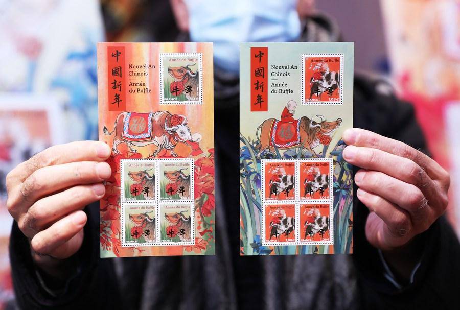 Fran?a emite selos comemorativos do Ano do Boi