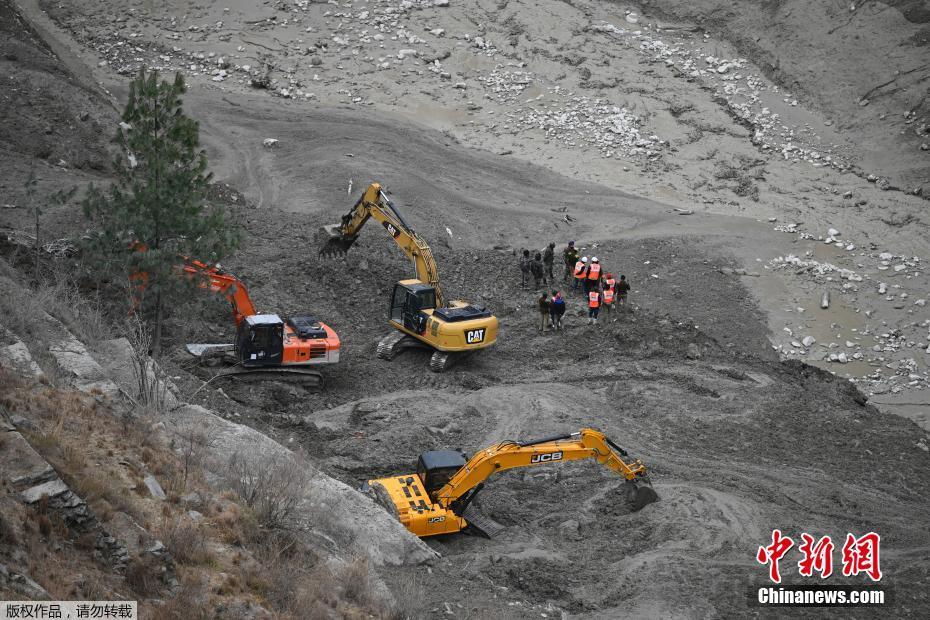 Número de mortos devido a rutura de geleira na índia aumenta, opera??es de busca e resgate continuam

