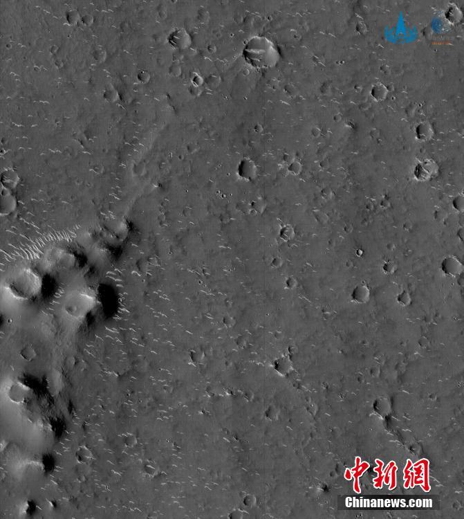 Imagens de alta defini??o de Marte capturadas por Tianwan-1 s?o divulgadas