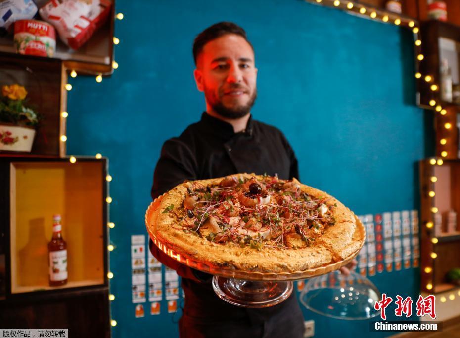 Tunísia: Restaurante lan?a pizza luxuosa feita com folhas de ouro