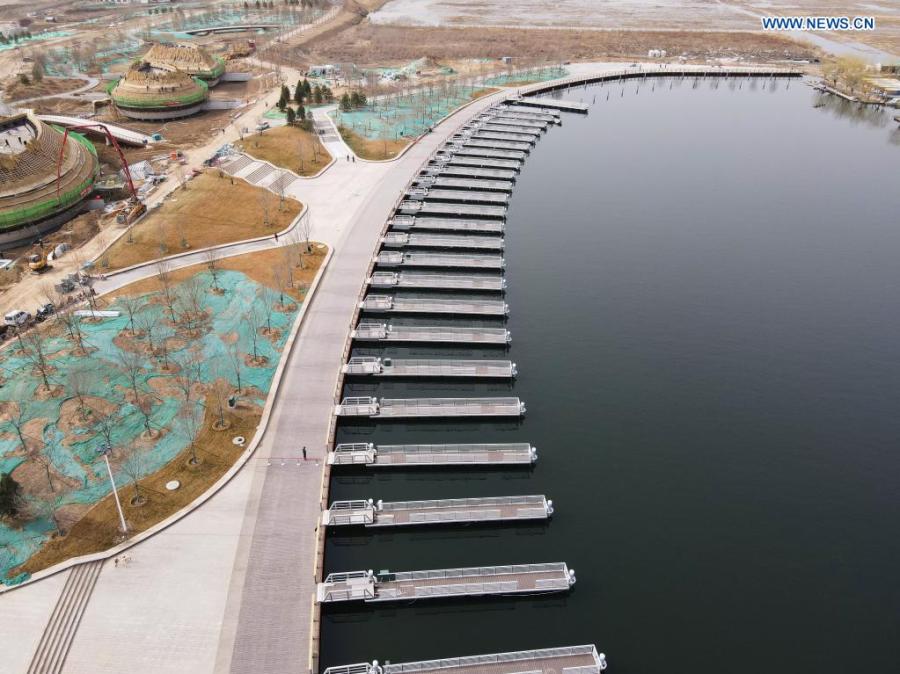 Nova área de Xiongan realiza constru??o em grande escala