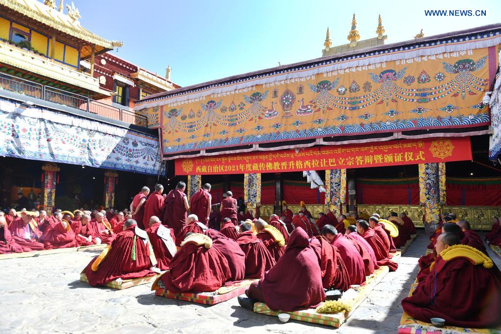 Lhasa realiza cerim?nia de entrega do diploma de Geshe Lharampa no Templo Jokhang 