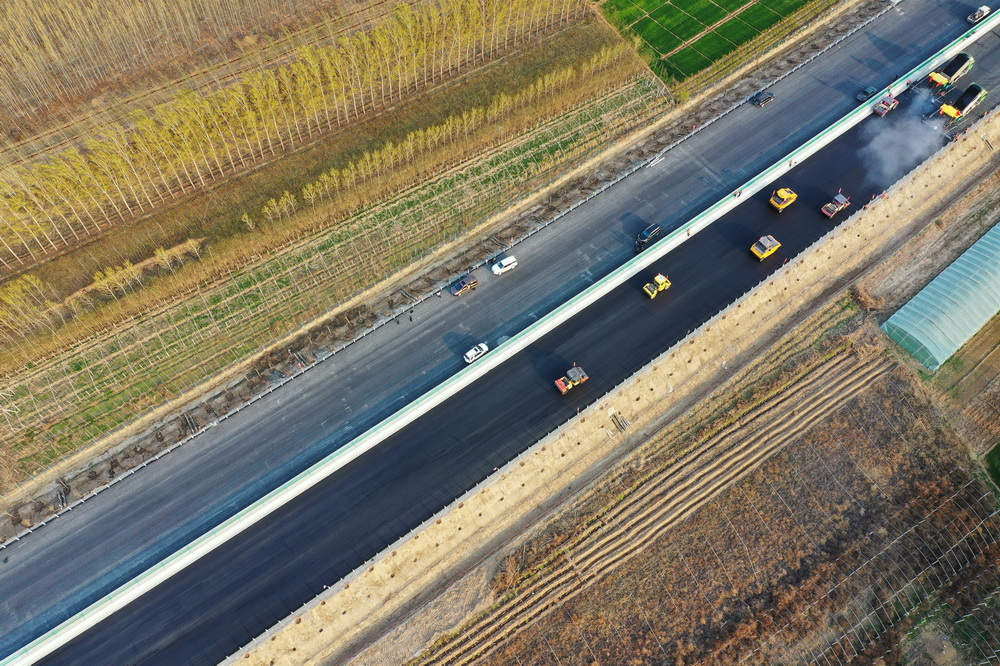 Via expressa Beijing-Dezhou está em constru??o