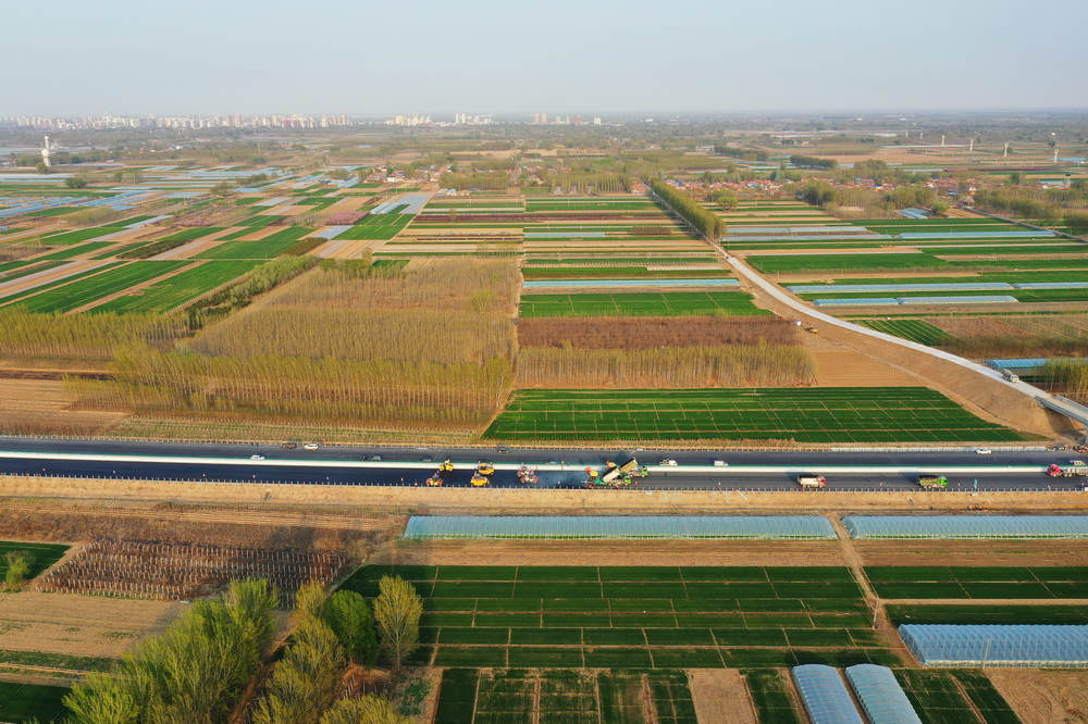 Via expressa Beijing-Dezhou está em constru??o