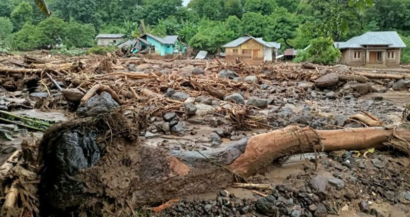Sobe para 179 número de mortos pelo ciclone Seroja na Indonésia