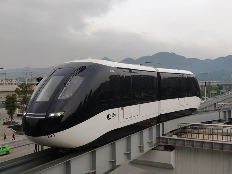 Chongqing: Linha “Yunba” de transporte ferroviário n?o tripulado entra em opera??o