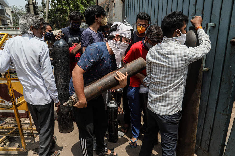 índia registra recorde de infec??es por Covid-19