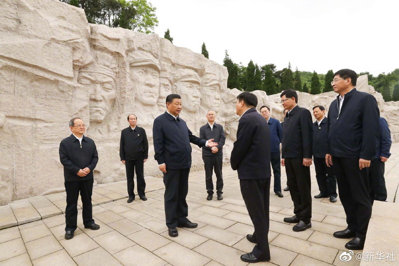 Xi Jinping faz visita de inspe??o em Guangxi