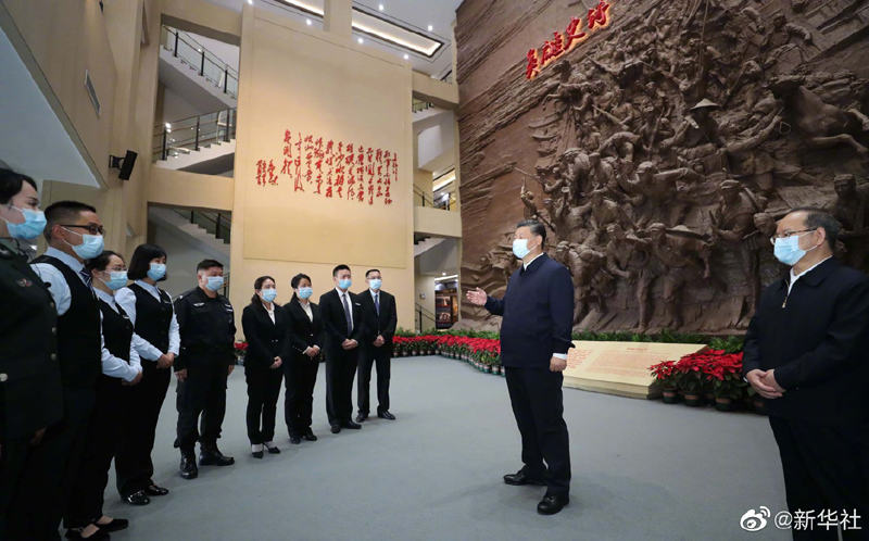 Xi Jinping faz visita de inspe??o em Guangxi