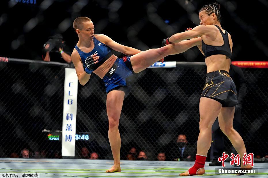 UFC 261: Zhang Weili foi nocauteada por Rose Namajunas e perdeu cintur?o