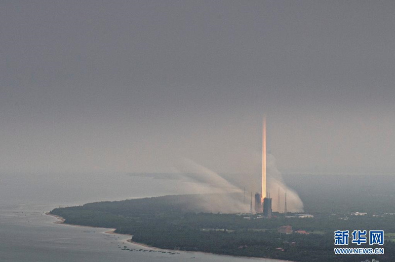 China lan?a módulo central da esta??o espacial Tianhe