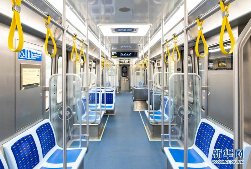 CRRC Sifang realiza teste em vag?es de metr? em Chicago