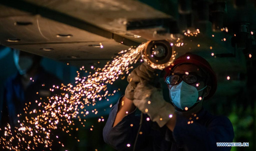 Esta??o hidrelétrica Baihetan está em constru??o