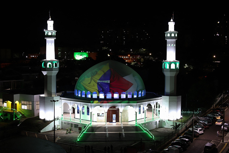 Ilumina??o em prédios pelo mundo exige fim do conflito entre israelenses e palestinos 