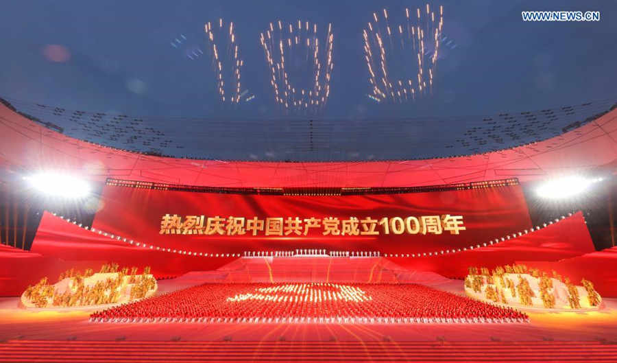 Beijing organiza performance artística para celebrar centenário do PCCh