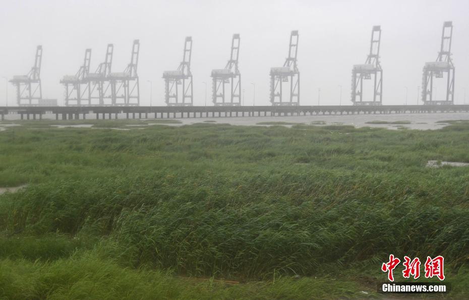 Tuf?o In-Fa toca o solo no leste da China