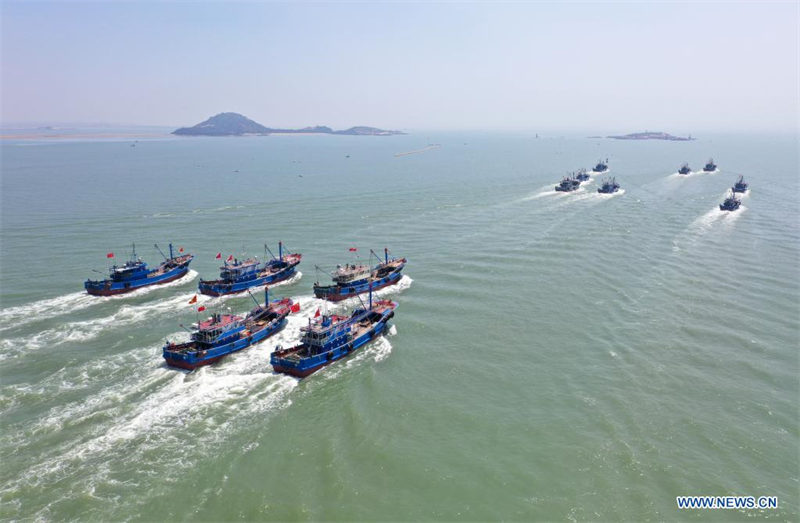China: proibi??o sazonal de pesca é terminada em Fujian