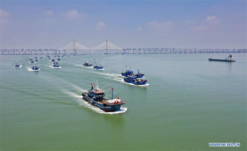 China: proibi??o sazonal de pesca é terminada em Fujian