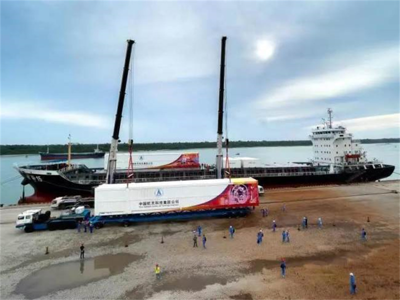 Foguete chinês para miss?o Tianzhou-3 chegou ao local de lan?amento