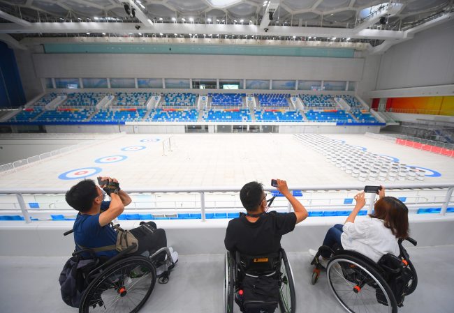 Olimpíadas de Inverno: instala??es s?o supervisionadas para acessibilidade