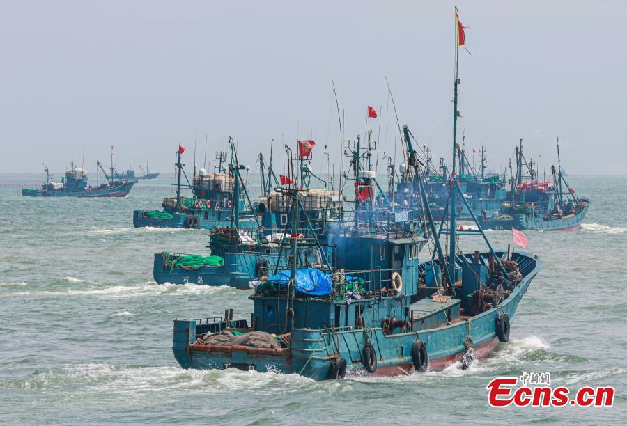 China: proibi??o anual de pesca marítima no ver?o é terminada no Mar Amarelo e no Mar de Bohai 