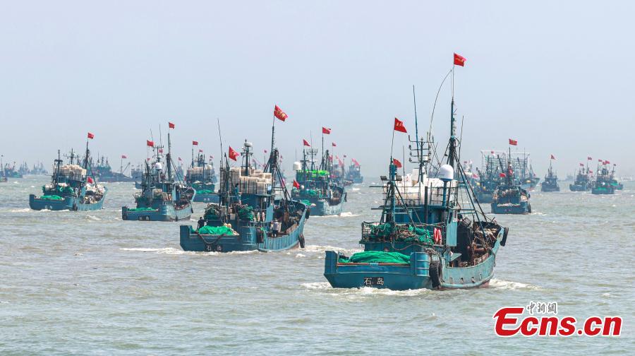 China: proibi??o anual de pesca marítima no ver?o é terminada no Mar Amarelo e no Mar de Bohai 