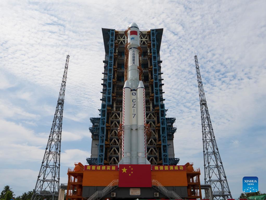 China se prepara para lan?ar espa?onave de carga Tianzhou-3