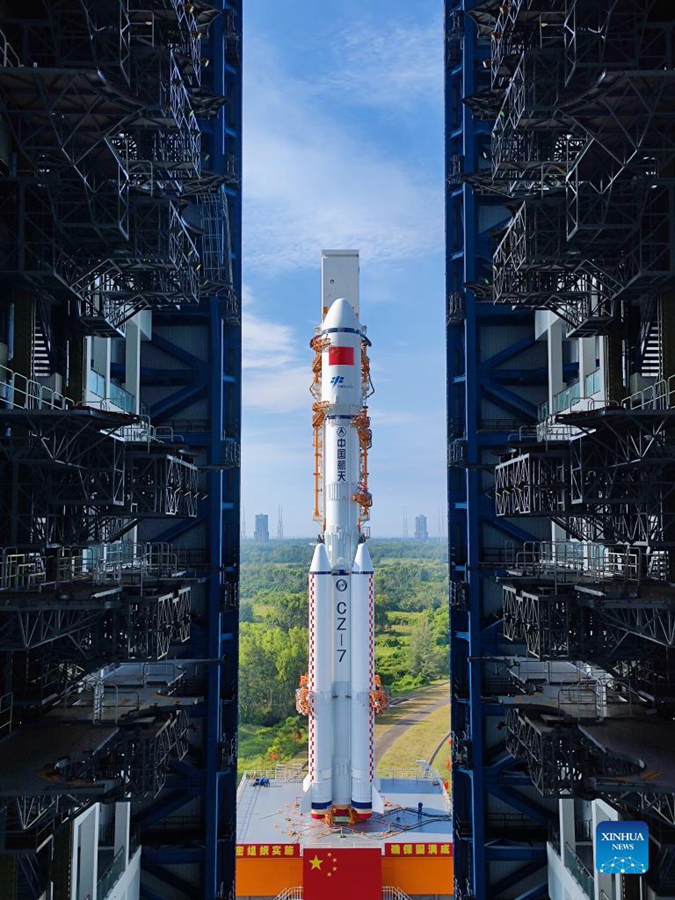 China se prepara para lan?ar espa?onave de carga Tianzhou-3